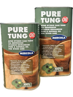 Mercola Pure Tung Λάδι Ξύλου 0.375lt