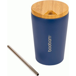 Boobam Δοχείο Φαγητού Θερμός Inox 500ml Μπλε