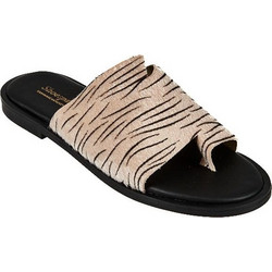 Elenross Δερμάτινα Γυναικεία Σανδάλια Μπεζ GS09875W-BEI