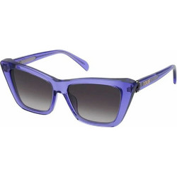 Tous STOB82V 916 Γυναικεία Γυαλιά Ηλίου Cat Eye Κοκάλινα Μπλε με Μαύρο Degradee Φακό