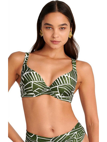 BLU4U Bikini Top με Ενίσχυση Χακί 25366114C-26