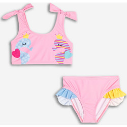 Funky Παιδικό Μαγιό Bikini Set για Κορίτσι Ροζ 125-0712-1