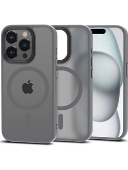 Tech-Protect Magmat Back Cover Matte Titanium (iPhone 15 Pro)