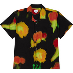 Obey Ανδρικό Πουκάμισο Βαμβακερό Κοντομάνικο Overshirt Μαύρο 794281S