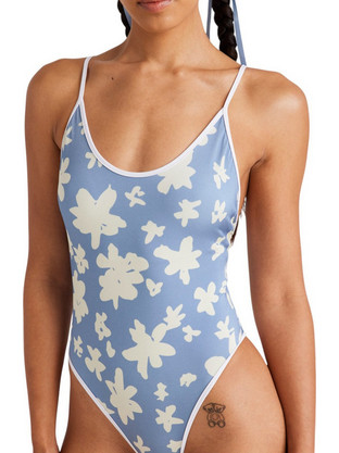 RVCA Ολόσωμο Μαγιό Floral Γαλάζιο UVJX100148-BLQ0
