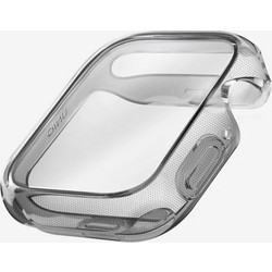 Uniq Garde Πλαστική Θήκη με Προστασία Οθόνης για Apple Watch 10 46mm Γκρι Διαφανής