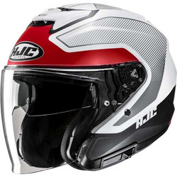 HJC i31 Tevis MC1SF White Red Κράνος Μηχανής Jet 1500gr