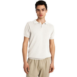 Staff Julian Ανδρική Μπλούζα Polo Κοντομάνικη Λευκή 64-201.053.N0005