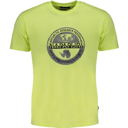 Napapijri S-Bollo Ανδρικό Αθλητικό T-Shirt Lime NP0A4H9K-GIY