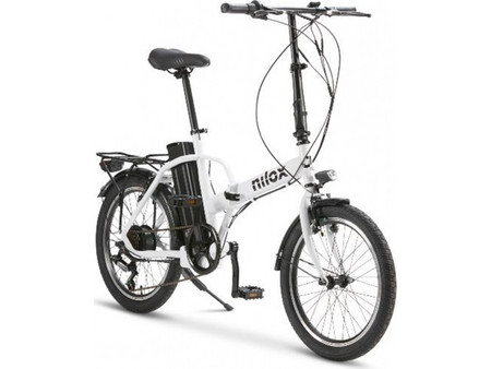 Nilox J1 Pro Σπαστό Ηλεκτρικό Ποδήλατο Πόλης 20" 250W με 6 Ταχύτητες Λευκό