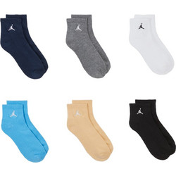Jordan Everyday Essentials Γυναικείες Κάλτσες Κοντές Πολύχρωμες 6Pack BJ0593-P23