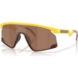 Oakley OO9280 21 Ανδρικά Γυαλιά Ηλίου Μάσκα Κοκάλινα Κίτρινα με Καφέ Φακό
