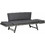 Outsunny Διθέσιος Καναπές Εξωτερικού Χώρου Rattan Γκρι 129x63x67cm 860-049GY