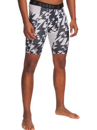 Under Armour Curry Hg Ανδρικό Κολάν Σορτς Λευκό 1379829-103