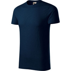 Malfini Ανδρικό Αθλητικό T-Shirt Navy Μπλε MLI-17302