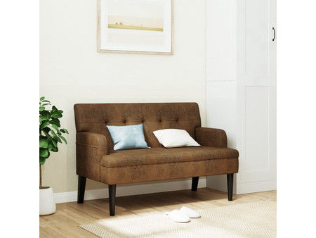 vidaXL Διθέσιος Καναπές Καφέ 112x65x75cm 372155