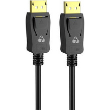 Powertech Καλώδιο DisplayPort 1.4 to DisplayPort Male 5m Black CAB-DP052