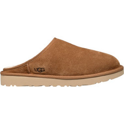 UGG Δερμάτινες Χειμερινές Ανδρικές Παντόφλες με Γούνα Ταμπά 1129290-CHE
