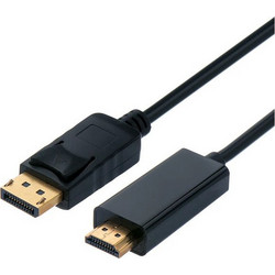 Standard Καλώδιο DisplayPort to HDMI Male 1m Black S3675-20