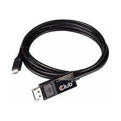 CLUB3D Καλώδιο DisplayPort to USB-C Male 1.8m Black CAC-1557