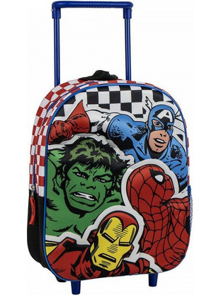 Cerda Marvel Avengers Σχολική Τσάντα Τρόλεϊ Νηπιαγωγείου Πολύχρωμη 2100006182