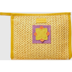 Verde 07-0380 Γυναικείο Νεσεσέρ 26x6x19cm Κίτρινο
