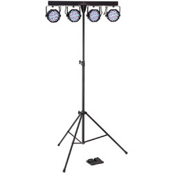 Soundsation 4LEDKIT-PARTY Φωτορυθμικό Προβολέας Beam LED PAR DMX RGB