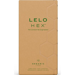 LELO Hex Organic Προφυλακτικά με Λιπαντικό 12τμχ