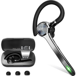 Techsuit NeXound Ακουστικό Bluetooth In Ear Ανθεκτικό στο Νερό Black