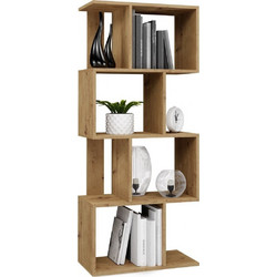 Topeshop Fiesta 4P Βιβλιοθήκη 59.5x30x140cm 5904507201197