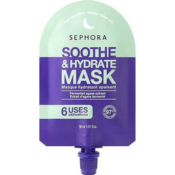 Sephora Soothe & Hydrate Κρεμώδης Μάσκα Προσώπου για Ενυδάτωση 30ml