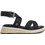 Pepe Jeans Kate Nature Καλοκαιρινές Γυναικείες Πλατφόρμες Χαμηλές Μαύρες PLS90692-999
