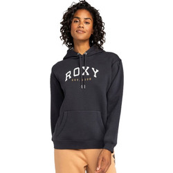 Roxy Surf Stoked Γυναικείο Φούτερ με Κουκούλα & Τσέπες Μαύρο ERJFT04899-KTA0