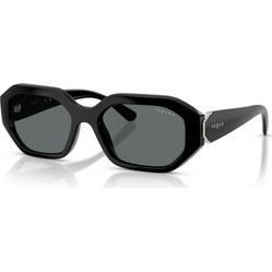 Vogue VO5675S W44/81 Γυναικεία Γυαλιά Ηλίου Πολυγωνικά Κοκάλινα Μαύρα με Μαύρο Φακό