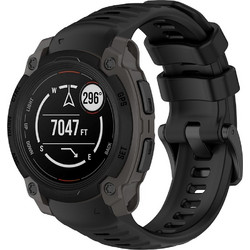 Techsuit Watchband W076 Λουράκι Σιλικόνης Black (Universal 22mm)