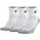 Nike Everyday Max Ανδρικές Κάλτσες Κοντές με Σχέδια Λευκές 3Pack SX5549-100