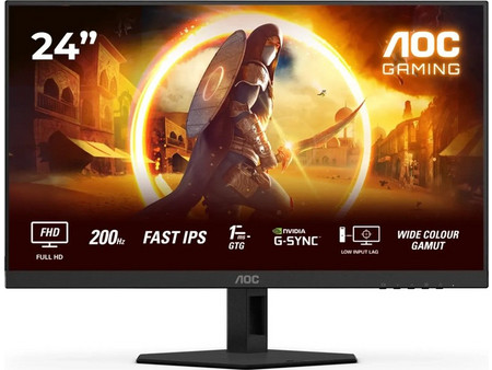 AOC 24G4HRE IPS HDR Gaming Monitor 23.8" 1920x1080 FHD 200Hz 1ms
