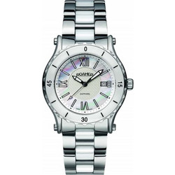 Roamer Γυναικείο Ρολόι με Ασημί Μεταλλικό Μπρασελέ R942980412390