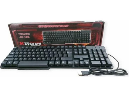 JX-125 Gaming Πληκτρολόγιο Black