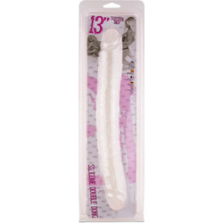 Double Dong Διπλό Dildo 33cm Λευκό