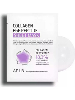 APLB Collagen EGF Peptide Sheet Μάσκα Προσώπου για Αντιγήρανση & Ενυδάτωση με Κολλαγόνο & Πεπτίδια 25ml