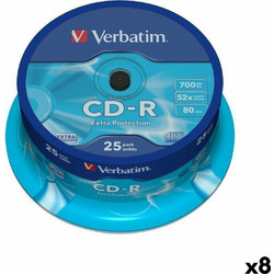 Verbatim Extra Protection Εγγράψιμα CD-R 52x 700MB Cake Box 8x25τμχ