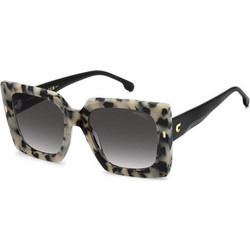 Carrera CA3072/S AHF/9O Γυναικεία Γυαλιά Ηλίου Oversized Κοκάλινα Μαύρα με Μαύρο Φακό