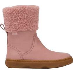 Camper Kiddo Παιδικές Μπότες Ροζ Suede με Φερμουάρ & Γούνα K900240-006