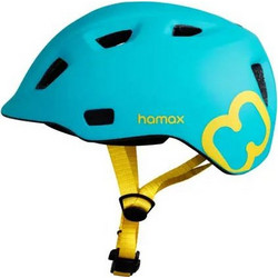Hamax Thundercap Κράνος Ποδηλάτου Γαλάζια Κίτρινα