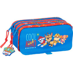 Safta The Paw Patrol Cool Κασετίνα Βαρελάκι με 3 Θήκες Μπλε S4312487