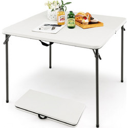 Costway Πτυσσόμενο Τραπέζι Βαλίτσα NP10740WH