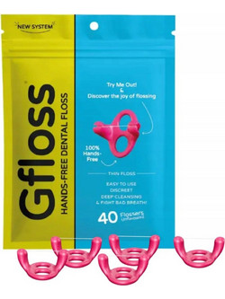 Gfloss Hands-Free Οδοντικό Νήμα 40τμχ