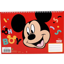 Gim Disney Mickey Oh Boy Μπλοκ Ζωγραφικής A4 30 Φύλλων 340-91413]