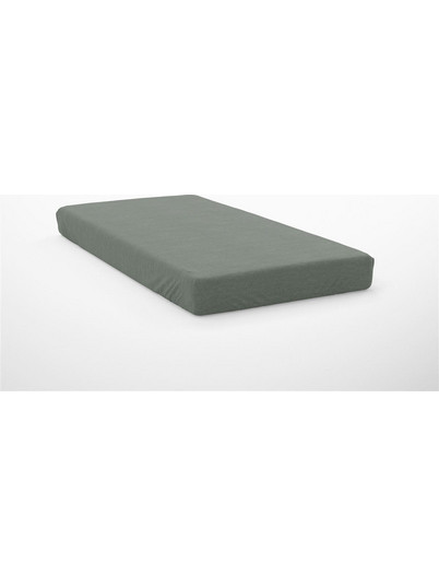 Dimcol Σεντόνι Μονό Βαμβακερό με Λάστιχο 100x200+30 Exotic Line Olive